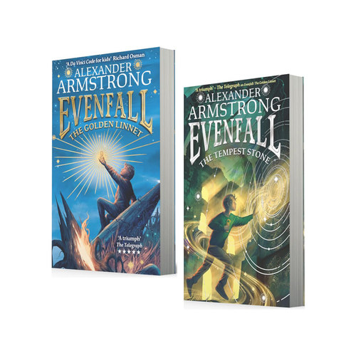 【自营】预售 英文原版 Evenfall 夜幕降临系列 2册  Alexander Armstrong 儿童奇幻冒险章节书 9-12 岁青少年英文课外阅读