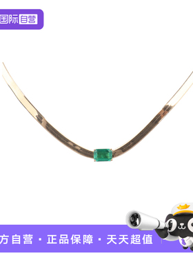 【自营】BRAND OFF中古95新赞比亚祖母绿蛇骨项链K18黄金415cm