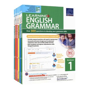 【自营】新加坡学习系列英语语法SAP Learning English Grammar Workbook 1-6年级练习册 131个必修语法 新加坡小学教辅赠视频课程