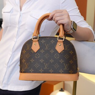【自营】中古95新 LV 路易威登  老花Alma贝壳bb斜跨手提女包