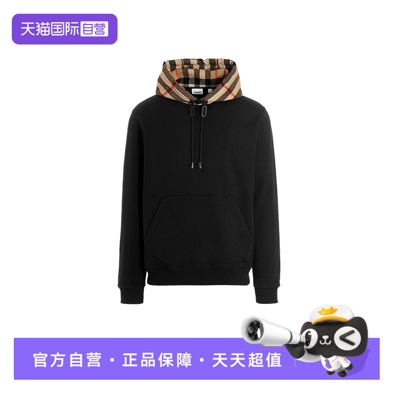 BURBERRY棉质连帽卫衣