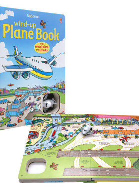 【自营】英文原版绘本 Wind-Up Plane Book发条小飞机大开益智玩具书籍三条轨道亲子玩乐纸板操作Usborne系列环游世界探险之旅