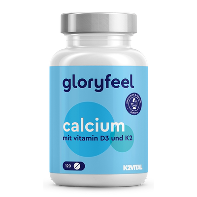 【自营】Gloryfeel德国温和柠檬酸钙维生素D3K2中老年孕妇补钙VD3