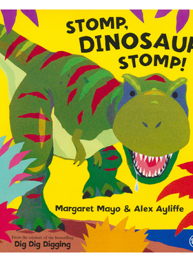 【自营】Stomp,Dinosaur,Stomp 恐龙跺跺脚 儿童英语故事绘本 知识科普书 英文原版图书进口