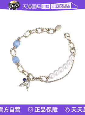 珍珠鱼尾手链女小香风高级感手饰