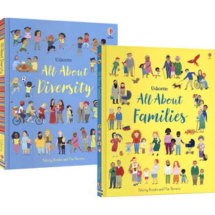【自营】Usborne All About Diversity Families 尤斯伯恩 少儿科普百科绘本 世界多样性 家庭 亲子读物 英文原版进口儿童图书