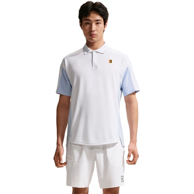 【自营】NIKE耐克男子网球运动T恤透气舒适POLO衫短袖 IR6293-100