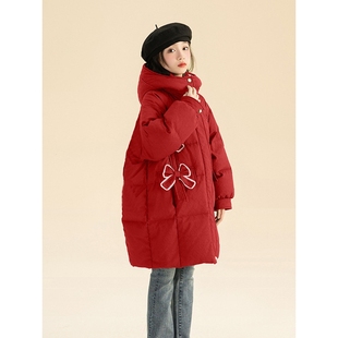 女孩外套儿童中大童中长款 棉服加厚童装 羽绒 女童冬装 巴拉商场同款