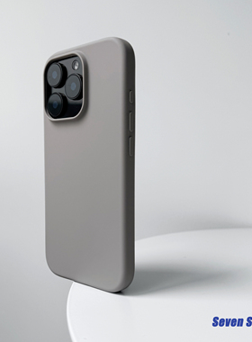 超薄原色云感真液态硅胶磁吸适用苹果17pro软糯iPhone16promax手机壳15散热轻便灰色系14纯色简约情侣磨砂