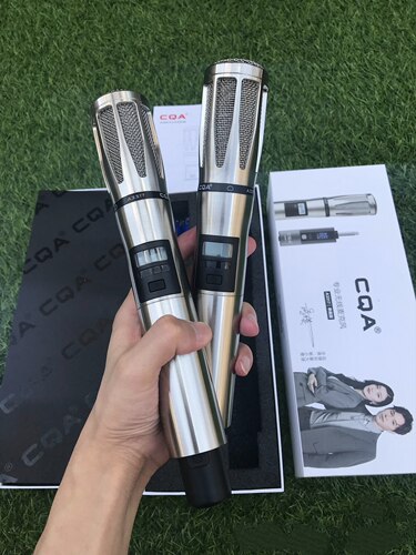 CQA3318无线话筒专用k歌麦一拖二U段舞台家用ktv话筒声卡直播设备
