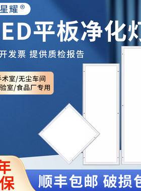 净化灯300x1200led洁净灯30x90医院手术室无尘车间超薄吸顶平板灯