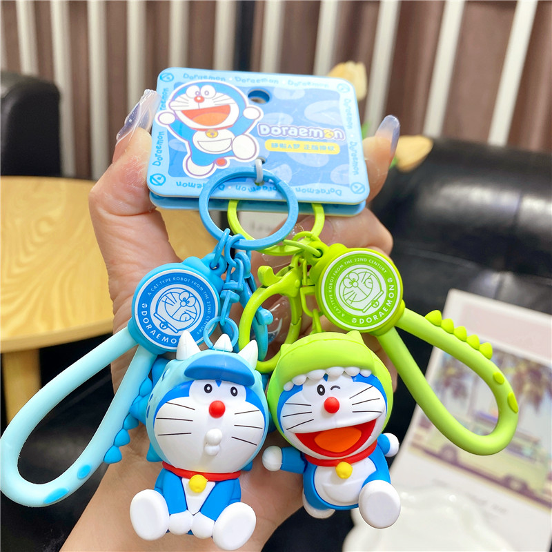 正版哆啦A梦恐龙小挂件