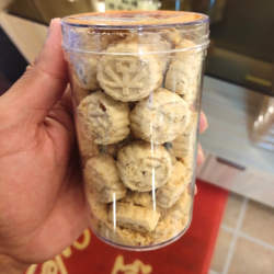 澳门最香饼家特产代购 迷你杏仁饼 自家制合桃饼 传统炭烧纯手工