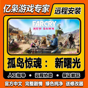 孤岛惊魂新曙光 全剧情 免steam中文 PC电脑单机游戏 游戏U盘