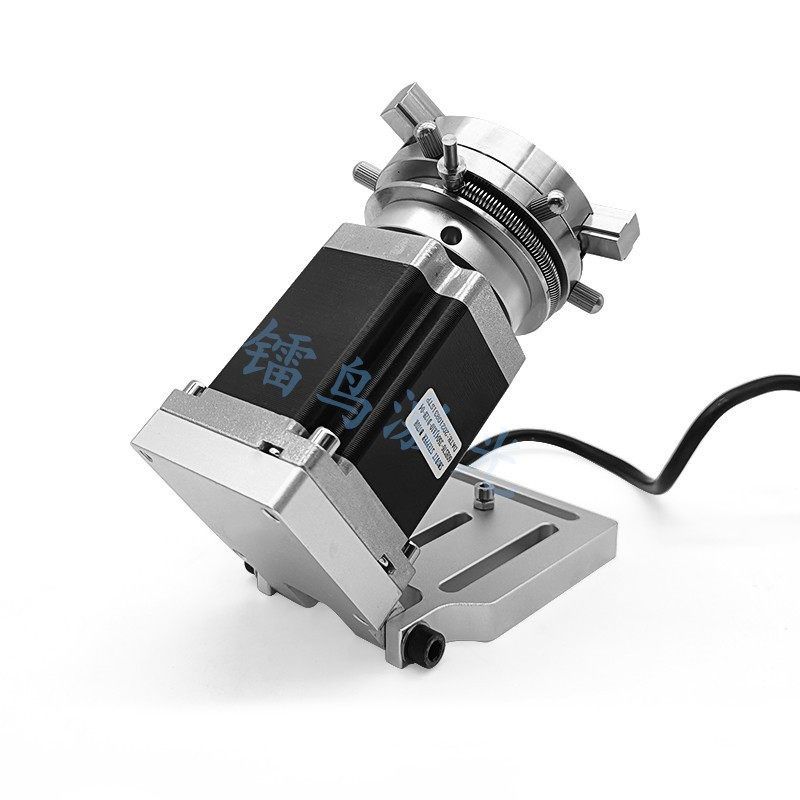 80卡盘水杯滚轴多工p位戒指旋转轴切割夹具一二三维工作平台适用