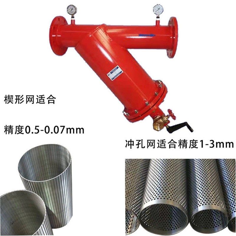处理 Y型手摇刷i过滤器手动碳钢不锈钢滤水器管道过滤器DN50适用