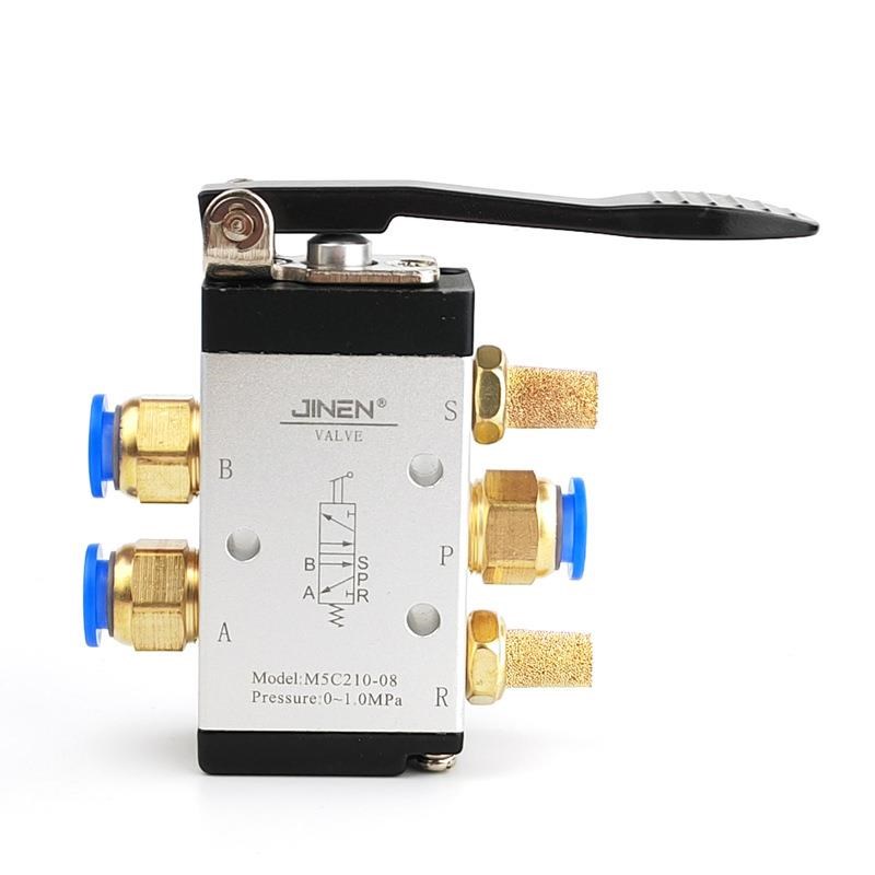 气动控制阀M5C210r-08长柄型二位五通机械阀 正品 质保一年