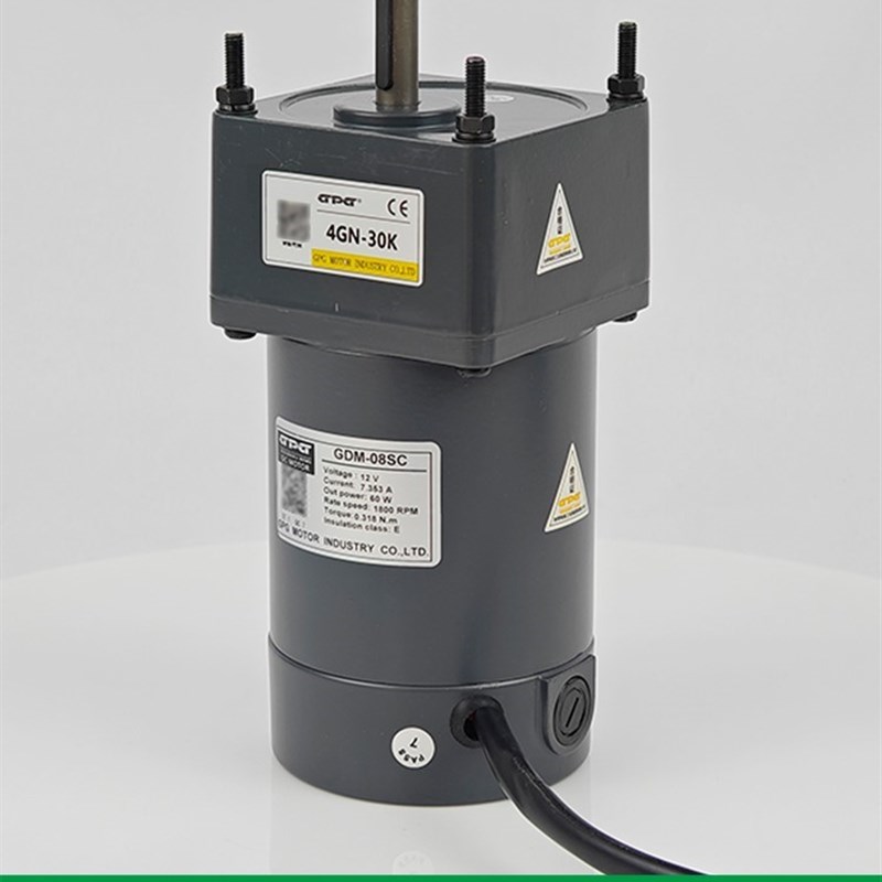 GPG台邦电机 30W 40W 6v0W 90W直流减速电机GDM08SC齿轮调速马达