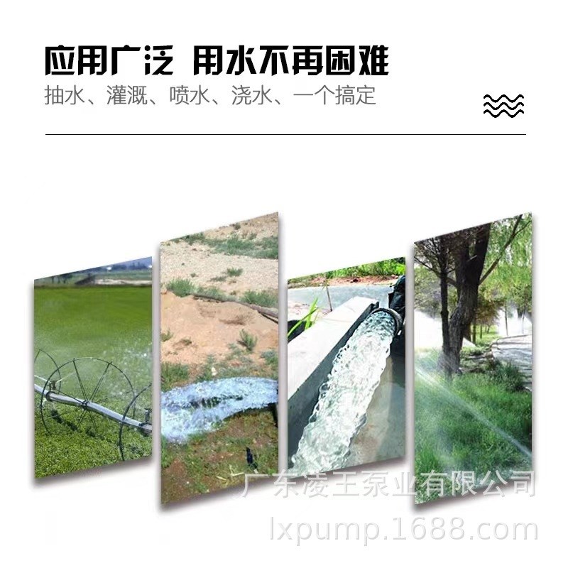 广东阳春凌宵水泵1寸自吸式清水泵1ZDK-14 1寸2寸1.5寸2W20v380v