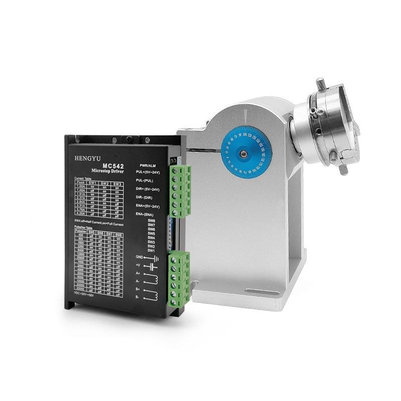 夹旋转轴新款迷你型打标r机旋转轴不锈钢旋转夹具戒指首饰类适用