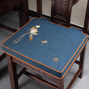 餐桌椅垫家用高档实木椅子垫四季 中式 通用座垫红木餐椅垫坐垫定制