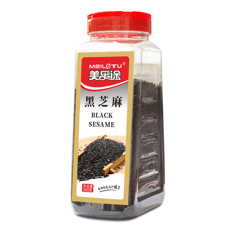 熟黑芝麻新货免洗瓶装美乐途