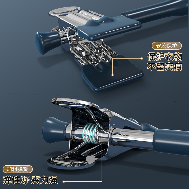 家用裤架衣柜裤夹衣架jk裙夹子肩不锈钢裤子晾衣架挂裤架内衣