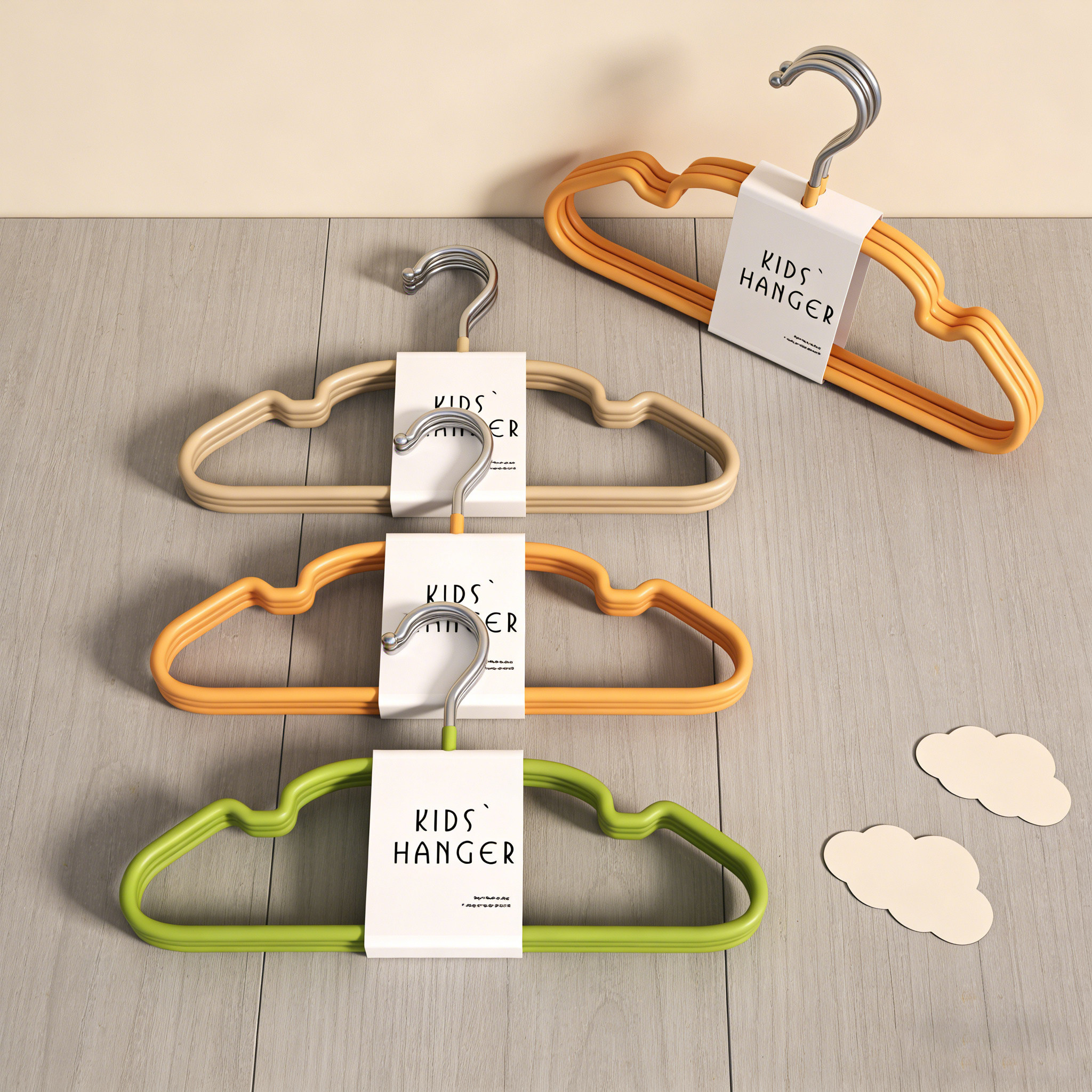 日本儿童专用衣架加粗防滑宝宝专用中童大童婴儿晾衣服架挂衣家用,收纳整理,金属衣架,淘宝优惠券,粉丝福利购,淘宝优惠卷