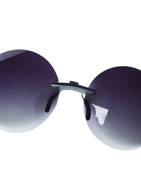 琪妍偏光圆形夹片男女通用