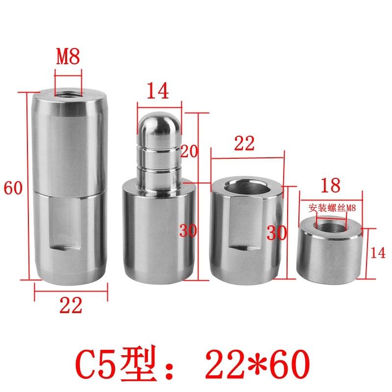 精密模具导柱导套吹塑注塑模具导柱压环式导柱CV型辅助器定位柱