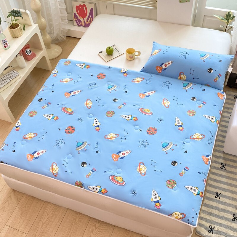 A类儿童睡袋一体防踢被夹棉秋冬婴儿被子两用宝宝神器四季空调房