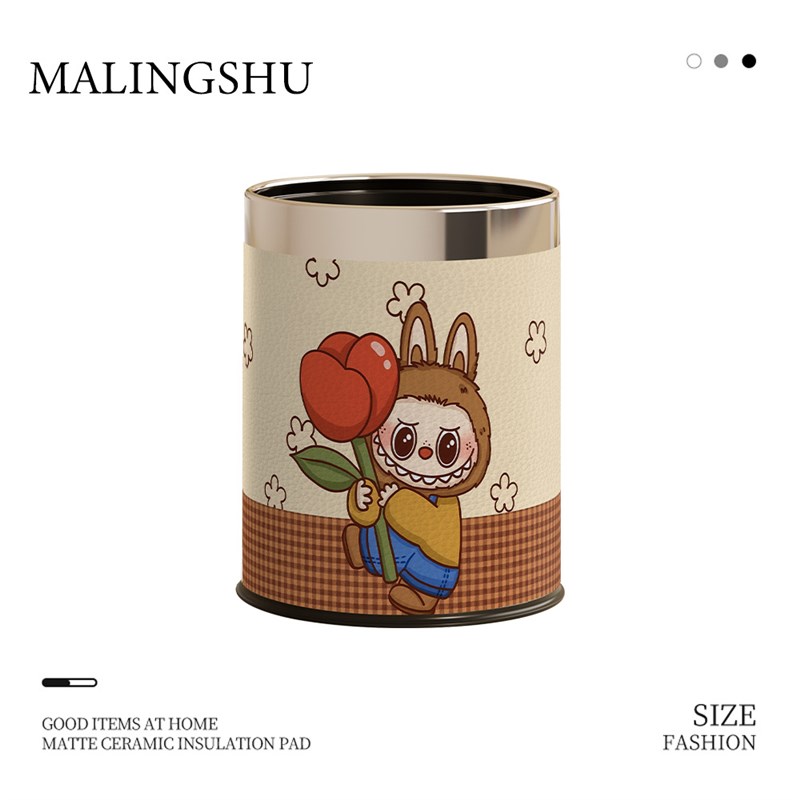 拉布布垃圾桶家用大容量客厅卧室厨房卫生间厕所纸篓2025新款大号