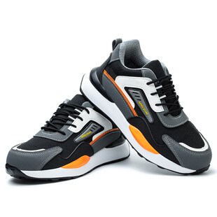 透气耐磨轻便软底防滑工地防护鞋 劳保鞋 男女防砸防刺穿钢包头夏季