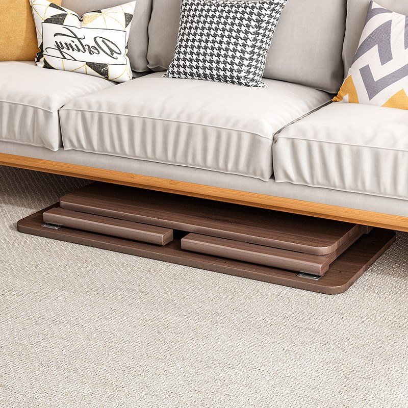 可折叠茶几客厅小户型家用非实木双层小桌子简易茶桌学习电脑矮桌