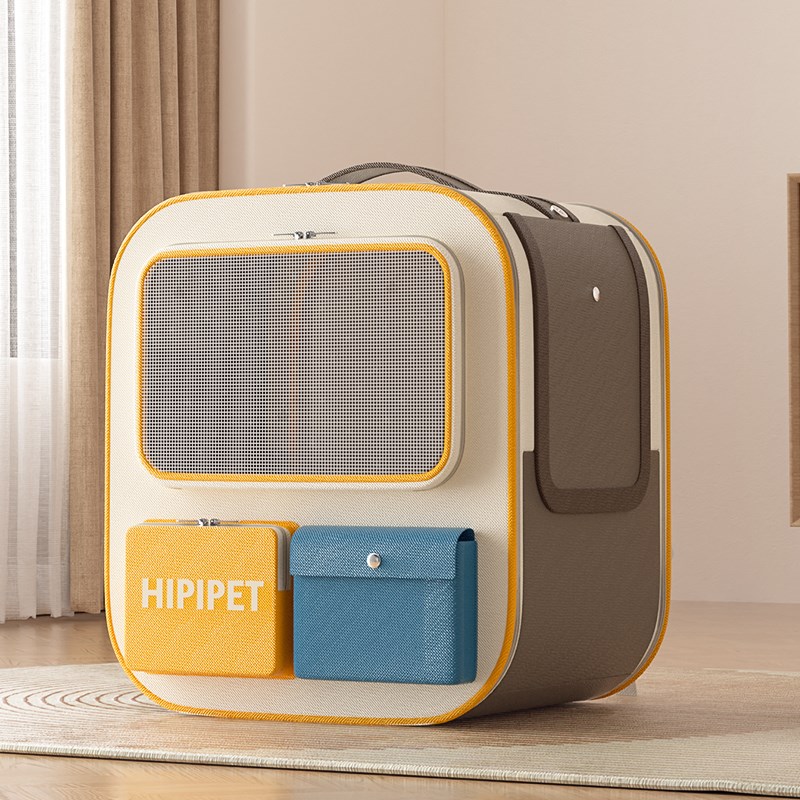 宠物拉杆箱猫包外出便携猫咪行李箱大号双肩透气狗狗小推车太空舱