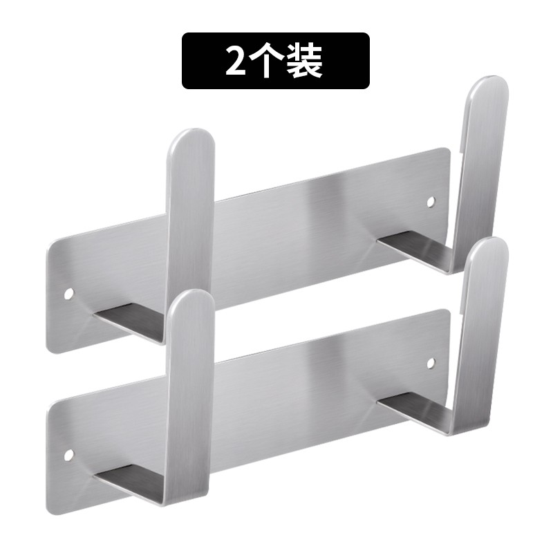 厨房锅盖架壁挂式置物架墙上免打孔放大锅盖架子砧板挂304不锈钢