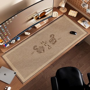 卡通电脑桌垫大尺寸鼠标垫工位垫子桌面垫宿舍书桌垫防水防油免洗