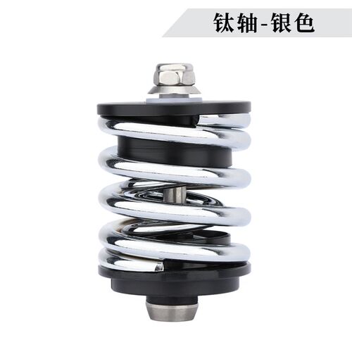 小布折叠自行车避震器布朗普顿后置减震超轻钛轴弹簧A/Cline后胆