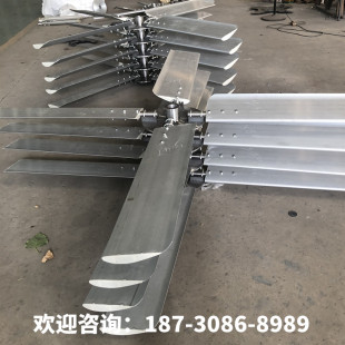 风量大冷却塔铝合金风叶风扇凉水塔风机风叶电机叶片配件型号齐全