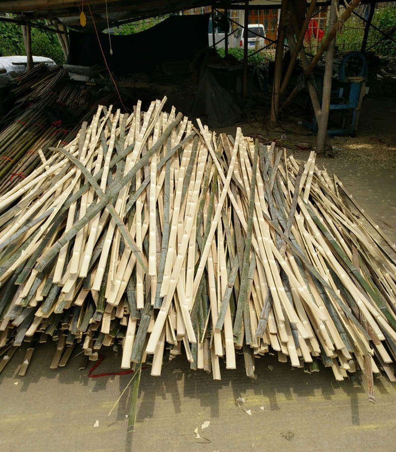 竹排板竹片竹条材料凉席细diy无节手工搭棚栅栏庭院装潢垫板围栏