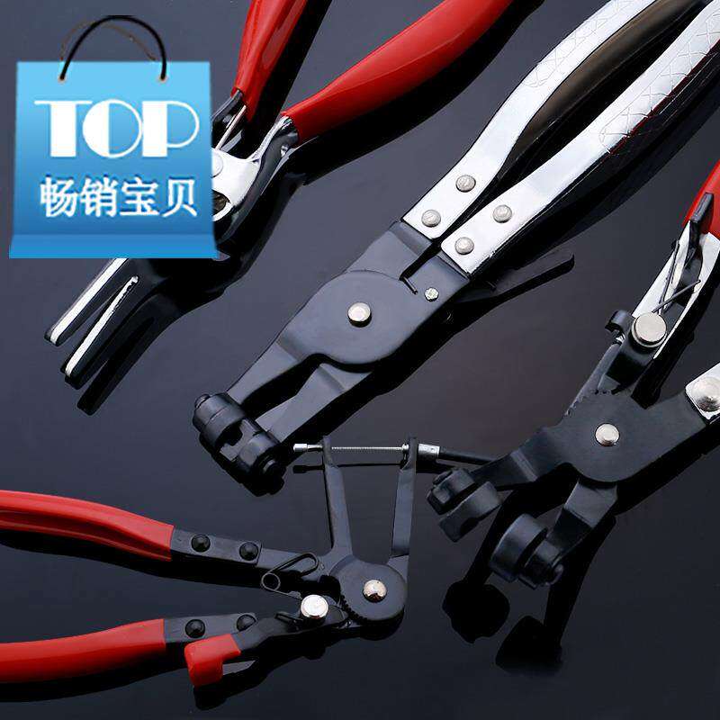 汽修管钳卡簧钳油管工具专业安装汽油管拆t汽车水管n卡子专用钳子