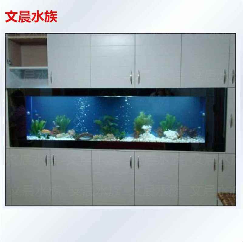 嵌入式鱼缸 柜体鱼缸 定做隔断鱼缸 镶嵌式鱼缸 墙体鱼缸支持定做