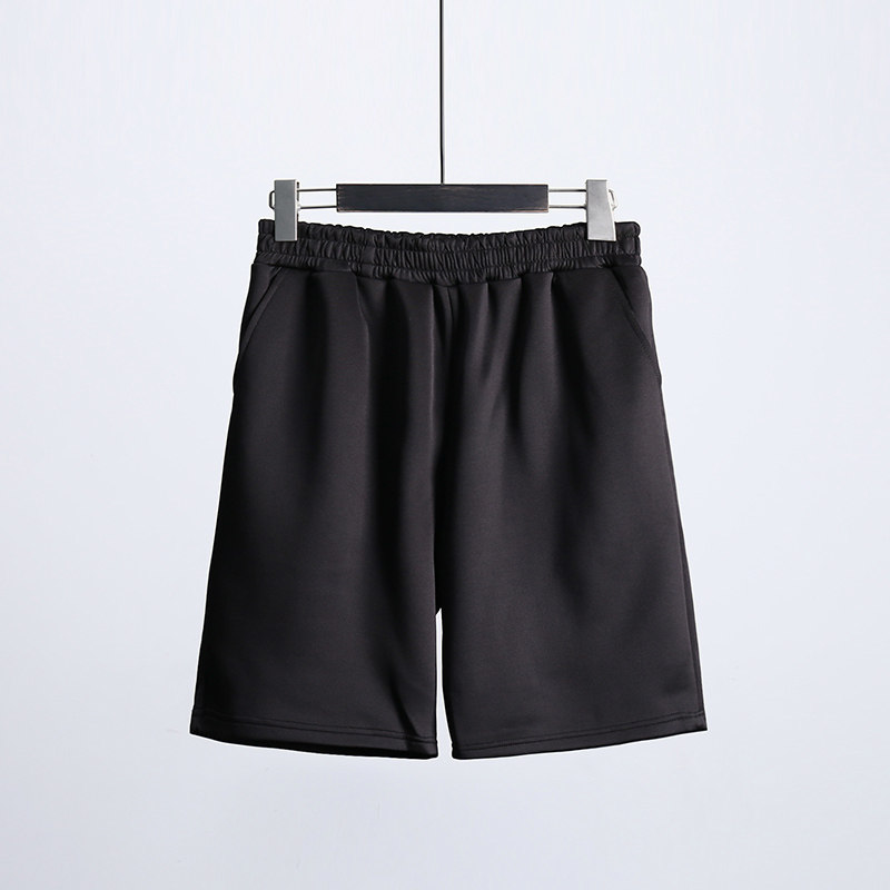 男夏季薄款弹力五分运动裤 松紧腰黑色中裤针织休闲男款短裤|ruв категории Мужская одежда, брюки - от Buy2taobao.com для оказания профессиональной услуги покупки агента Taobao