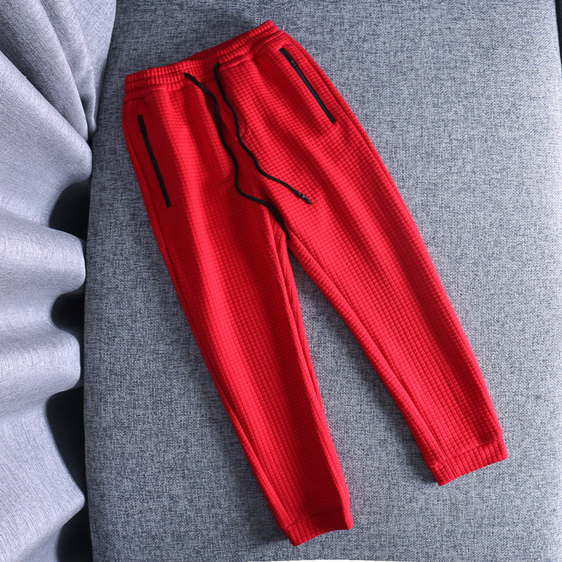 winter fashion Trend Casual pants Elastic waist Tether zipper pocket Youth Self cultivation Feet trousersin the Men's clothing, Casual pants  category - from Buy2taobao.com to provide professional Taobao agent buy service