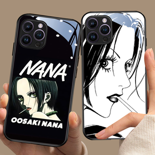 nana苹果15手机壳iphone14promax动漫13pm大崎娜娜12mini漫画11朋克x个性xr小众xs奈奈8plus联名周边7p保护套