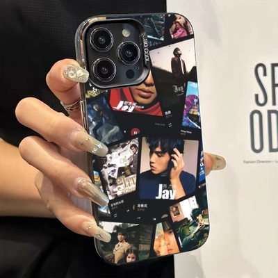 jay周杰伦手机壳适用苹果14promax新款iPhone15范特西周边标签13pro歌词xr专辑8plus创意周边x同款15pro歌名