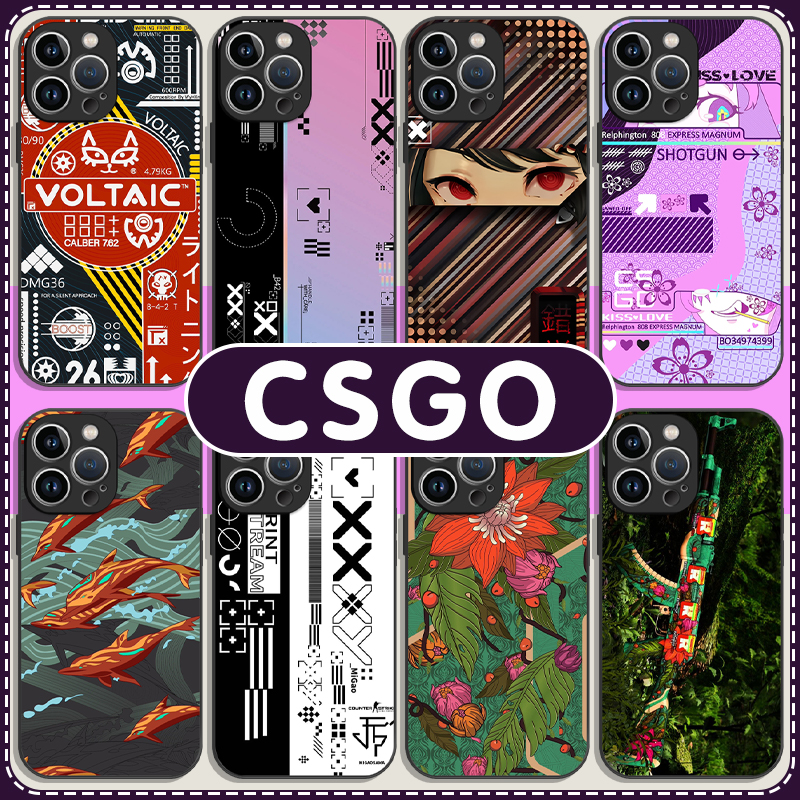 csgo手机壳苹果14华为mate60周边iPhone15Promax小米13印花集OPPO游戏vivo贴纸12cs40go11反恐精英30野荷50xr