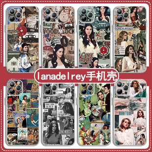 Lana12Del拉娜德雷Re lanadelrey手機殼蘋果15華為p60打雷姐iPhone13promax專輯OPPO周邊vivo小米14x明星同款