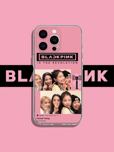 BLACKPINK四只小可爱手机壳适用苹果14手机壳13/12/11保护套lisa金智秀jennie朴彩英可爱适用华为/小米/oppo