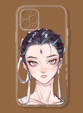 原神魈手机壳适用于苹果131415mini华为Nova7Pro小米11OPPOvivo X20Plus